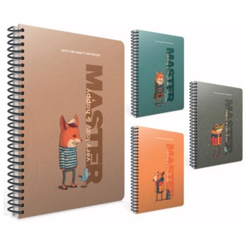 [8697236135907] Gipta LAZY MASTER SPIRAL - HARD COVER NOTEBOOK