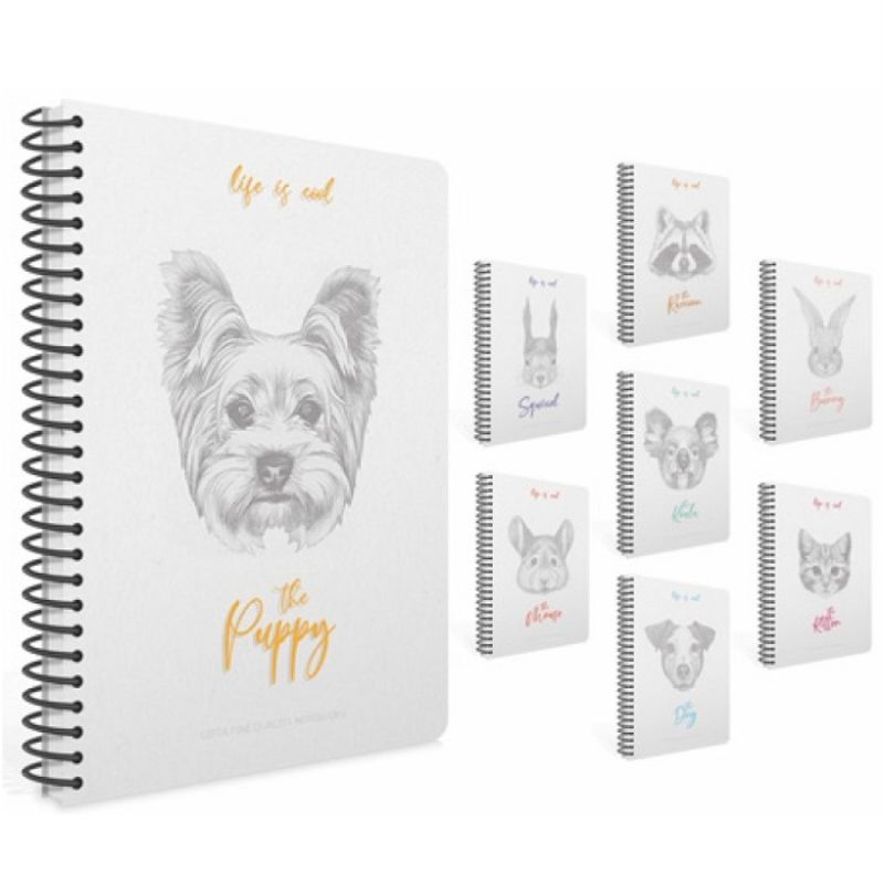 دفتر – Gipta LIFE IS COOL SPIRAL - PP COVER NOTEBOOK