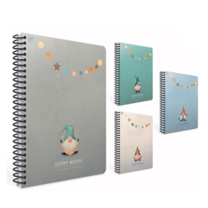 دفتر – Gipta LUCKY NOTES SPIRAL / HARD COVER NOTEBOOK