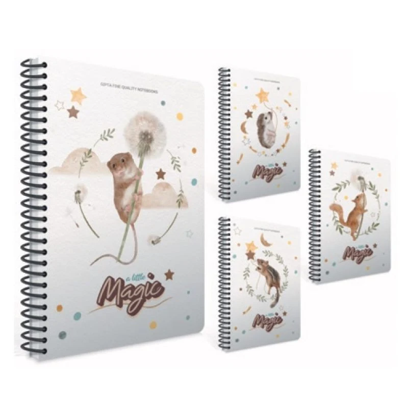 [8697236138861] دفتر – Gipta MAGIC SPIRAL / CARDBOARD COVER NOTEBOOK
