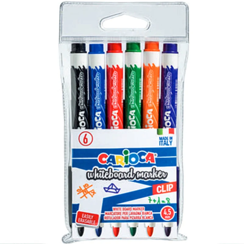 [8003511429218] Whiteboard markers 6 Carioca colors