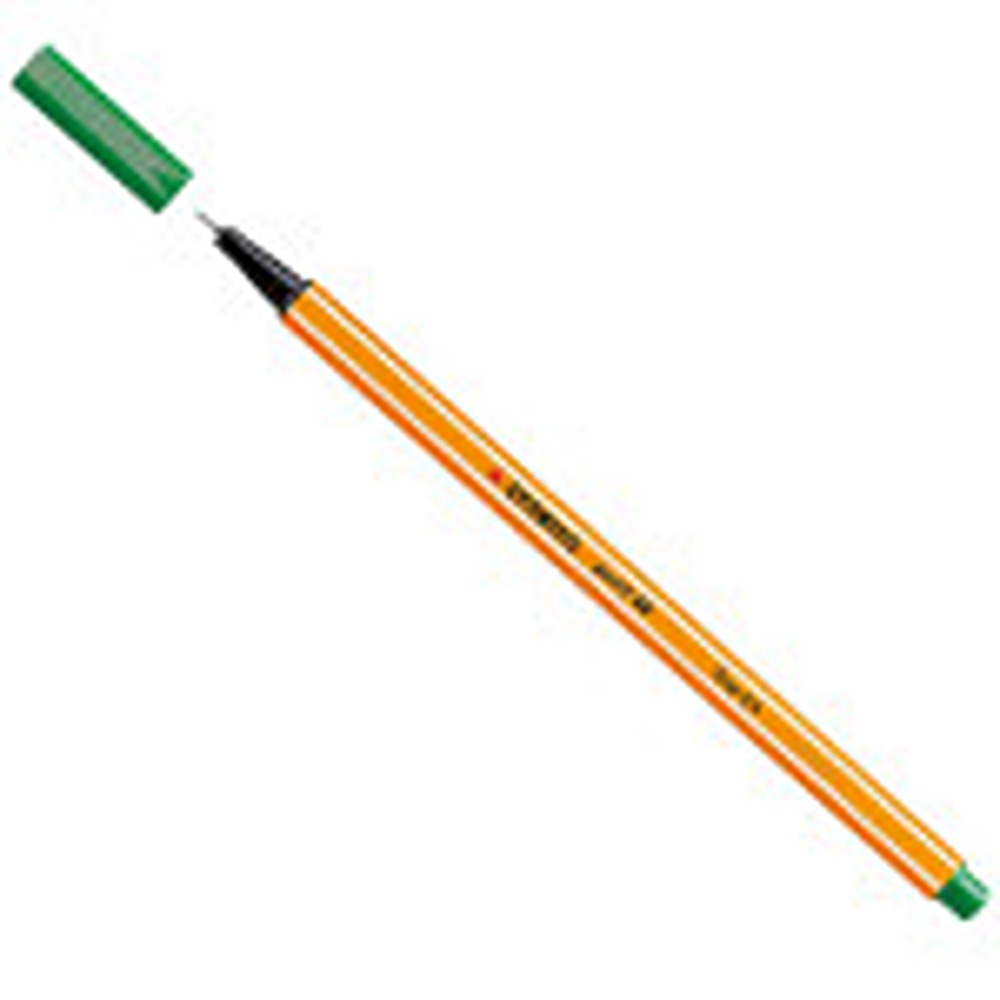 [4006381105255] Stabilo Point 88 Pens (Green, Red) (Green)