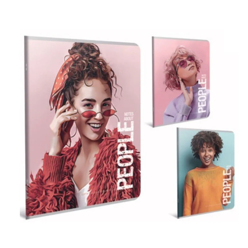 [8697236139097] Gipta PEOPLE WIRE STITCHED CARDBOARD COVER EXERCISE BOOK