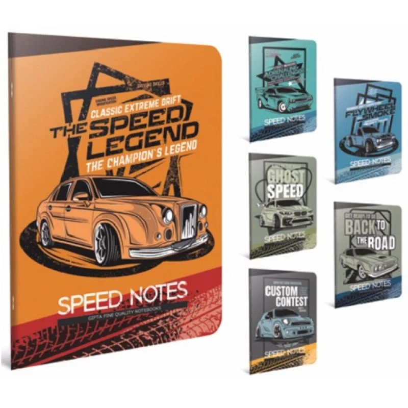 [8697236134979] دفتر – Gipta Speed Notes Lined PP cover Notebook