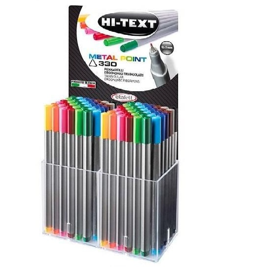 [8008621028207] HI-TEXT Fineliner Metal point pen (Brown)