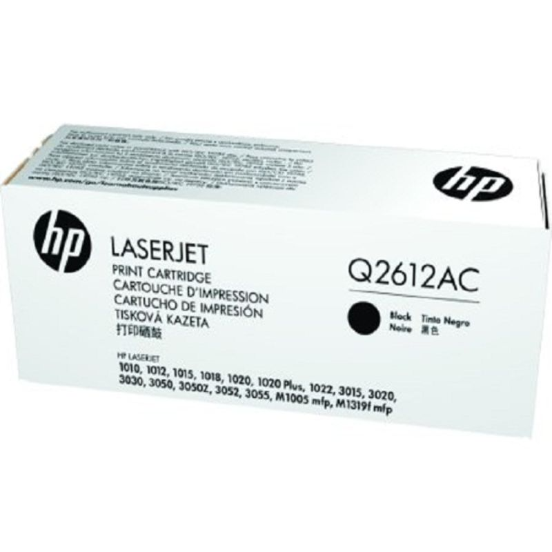 [887111062772] HP 12AC (Q2612AC) Black Toner Cartridge