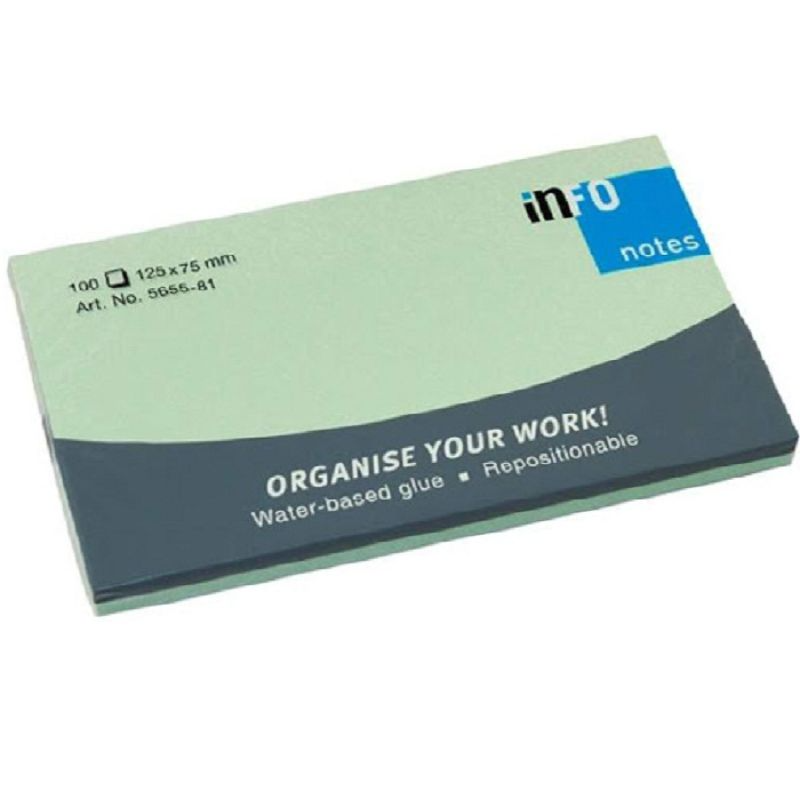 [4011169510053] INFO Mini Sticky Notes 75 X 125 MM
