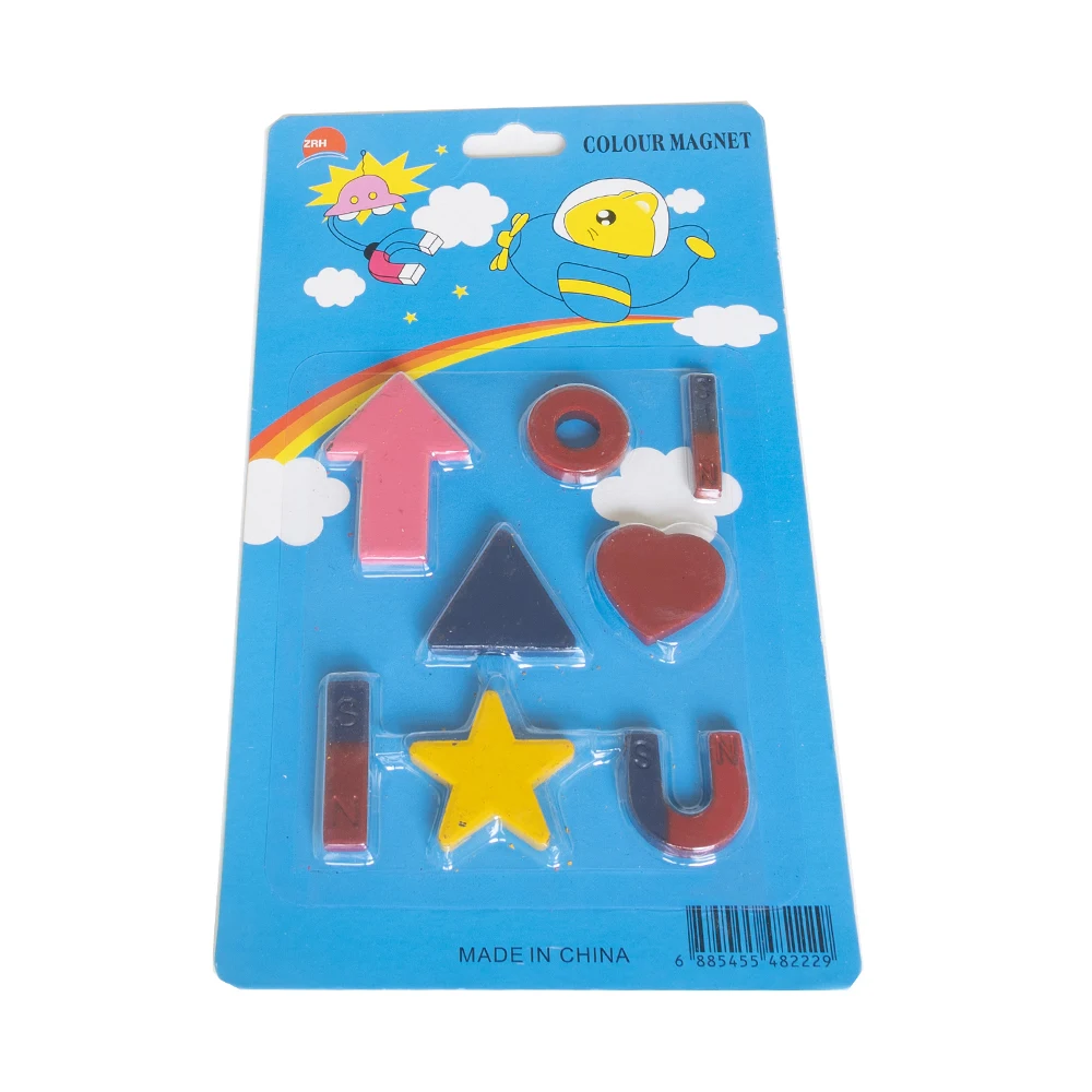 [6885455482229] Magnet card - 8 PCS - shapes