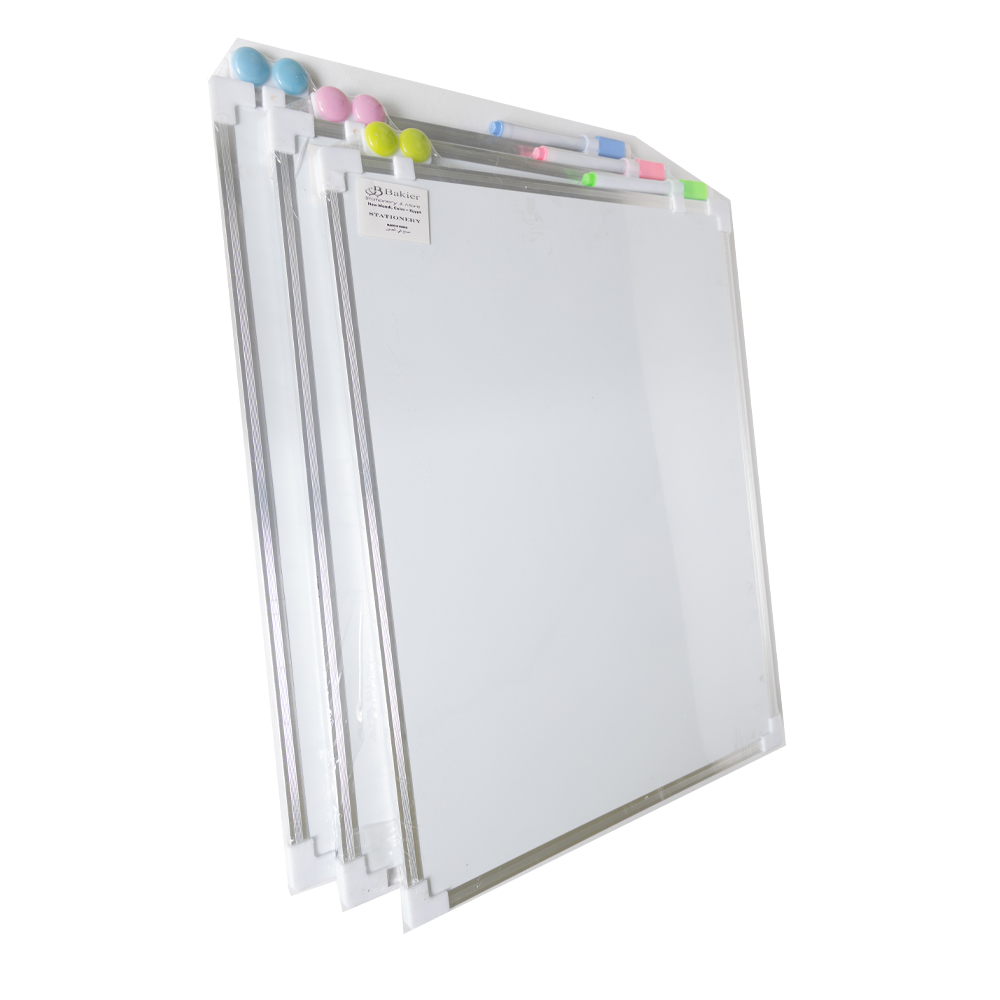 [6901000017110] Magnetic White board - 120 * 90 cm