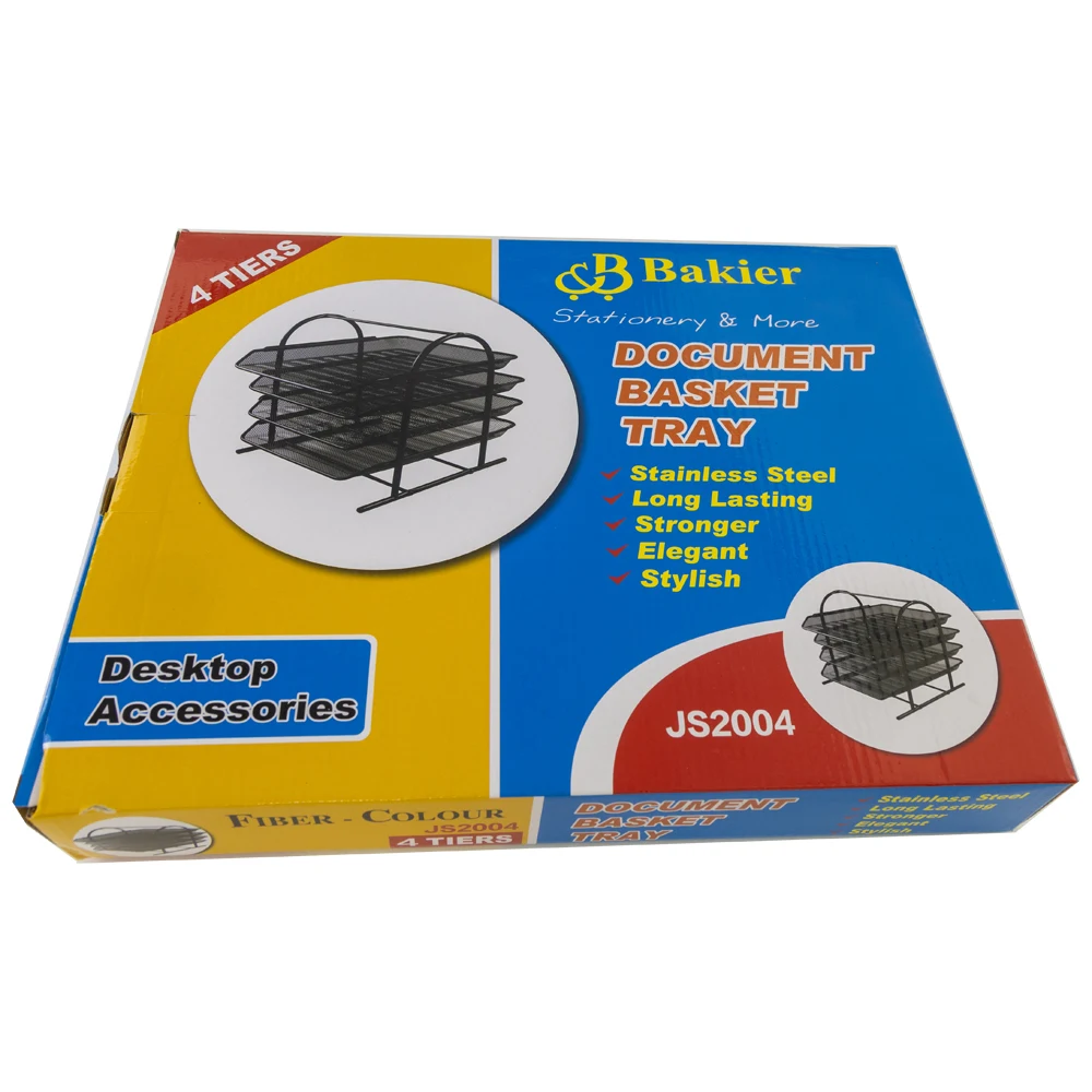 [6935753263201] Metal paper Tray - 4 layers