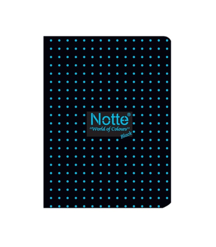 [8691374104719] Notte® Black Notebook with PP Cover