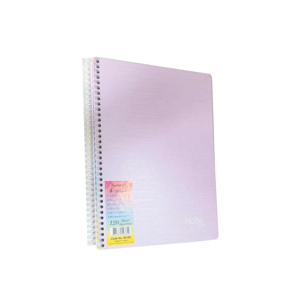 [8691374503819] دفتر – Notte® Select Subject Notebook with PP Cover