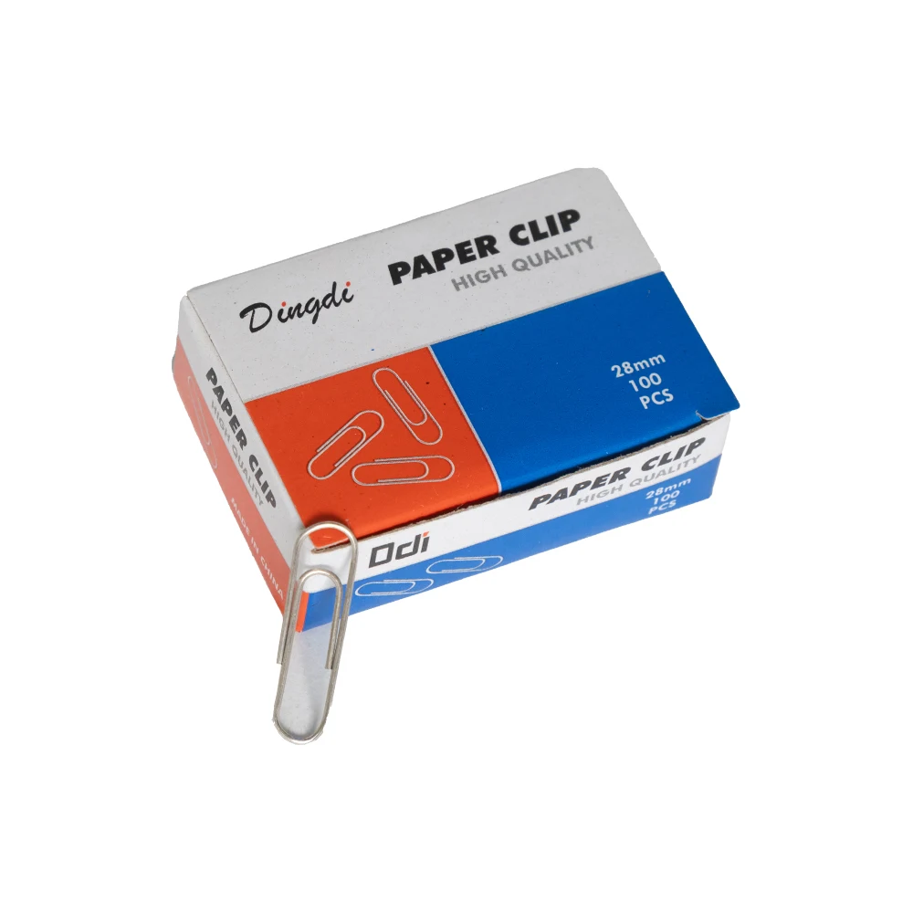 [6927873604194] Paper Clips - 28mm - silver