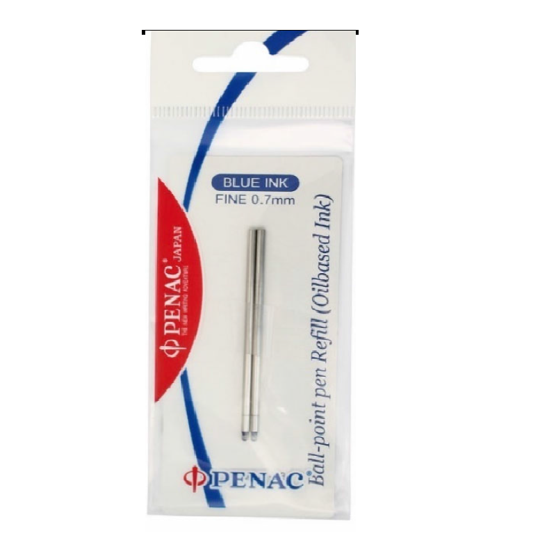 [4536111129263] Penac Ballpoint Pen Refill 0.7mm ( 2 Pieces ) (Black)