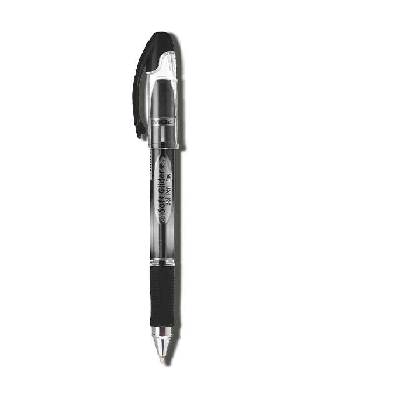 [4536111114627] قلم حبر جاف – Penac SOFT GLIDER+ballpoint pen 0,7mm (Black)