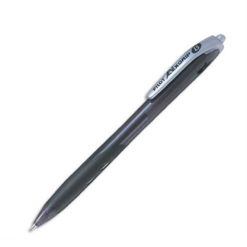 [4902505276651] Pilot Ballpoint Pen - Begreen Rexgrip - B 1.2mm (Black)
