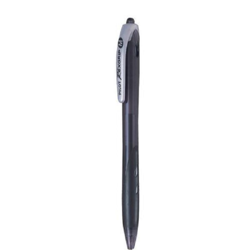 [4902505270673] قلم حبر جاف – Pilot Ballpoint Pen - Begreen Rexgrip - M 1.0mm (Black)