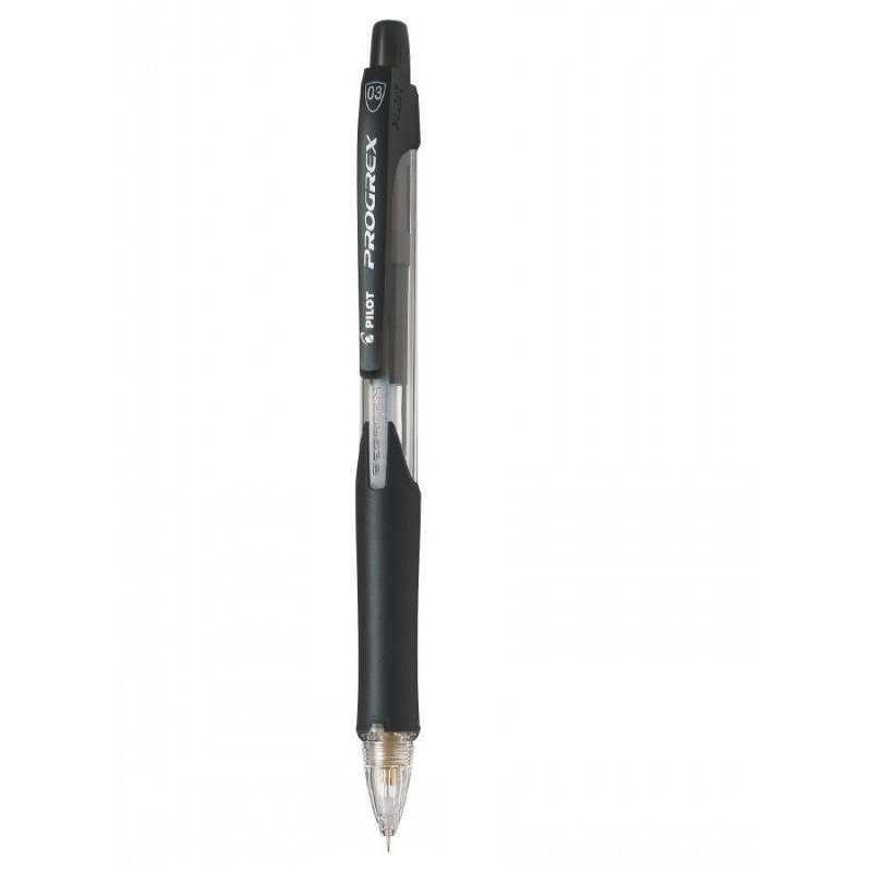 [4902505418358] قلم رصاص سنون – Pilot Mechanical Pencil Progrex H-123 - 0.3 mm (Black)