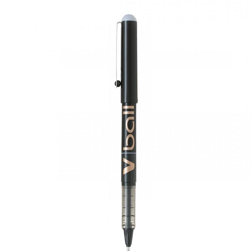 [4902505487286] قلم رولر – Pilot V-Ball 10 - Liquid Ink Rollerball pen - Broad Tip (Black)