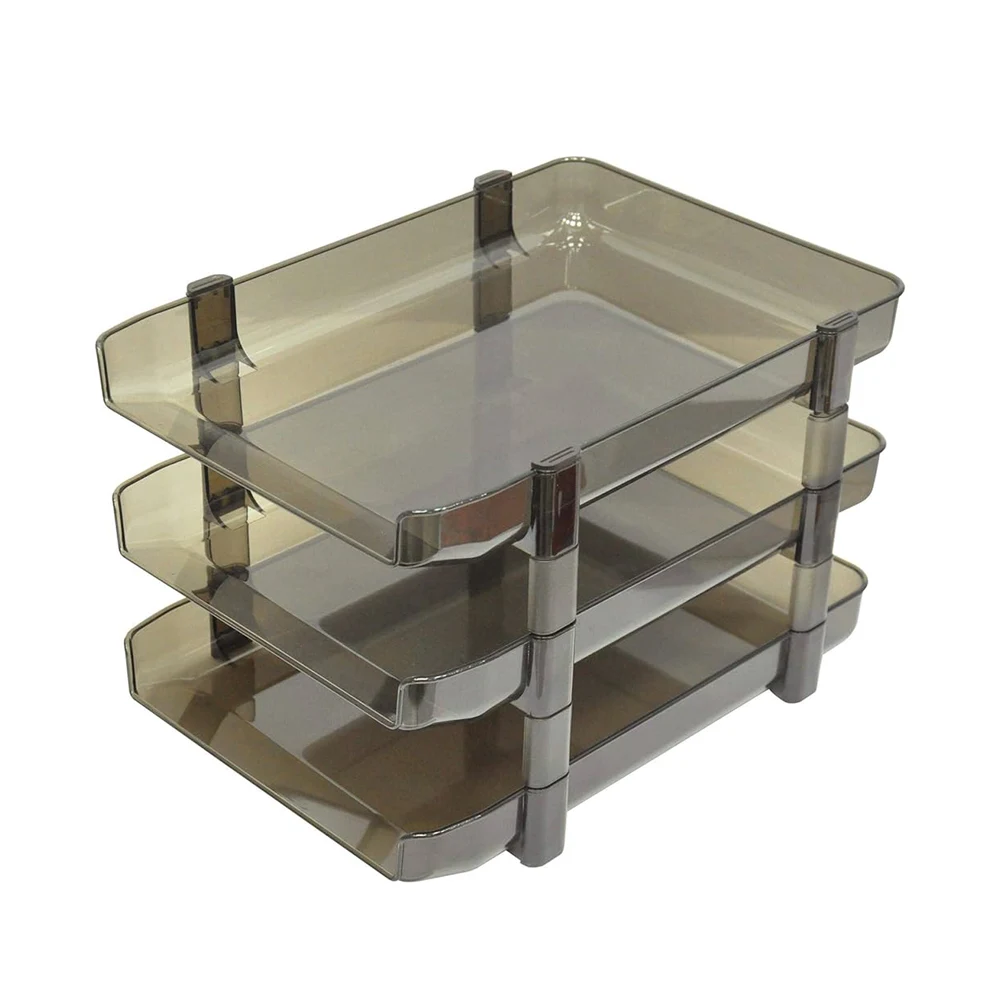 [GBH-OS-2583] رف أوراق – plastic Tray - 2 Layers