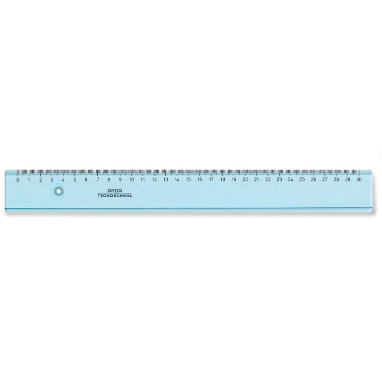 [8003438400307] Ruler Tecnoschool Arda 30cm
