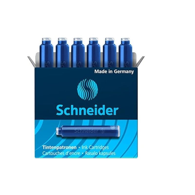 [4004675066039] خرطوشة حبر – Schneider 6603 Ink Cartridge Blue (أزرق)