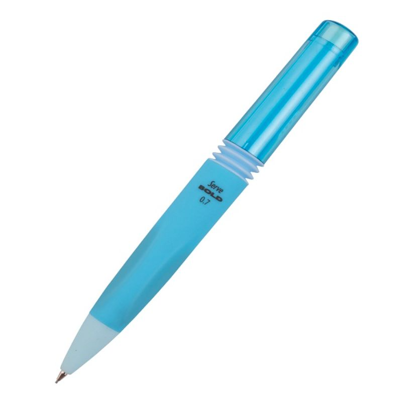[8680869407213] قلم تحديد فسفوري – SERVE Bold - Fluo Colours Mechanical PENCIL 0.9MM (Blue)