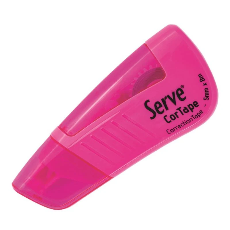 [8680869437555] Serve Corection tape - Fluo Colours (Fuchsia)
