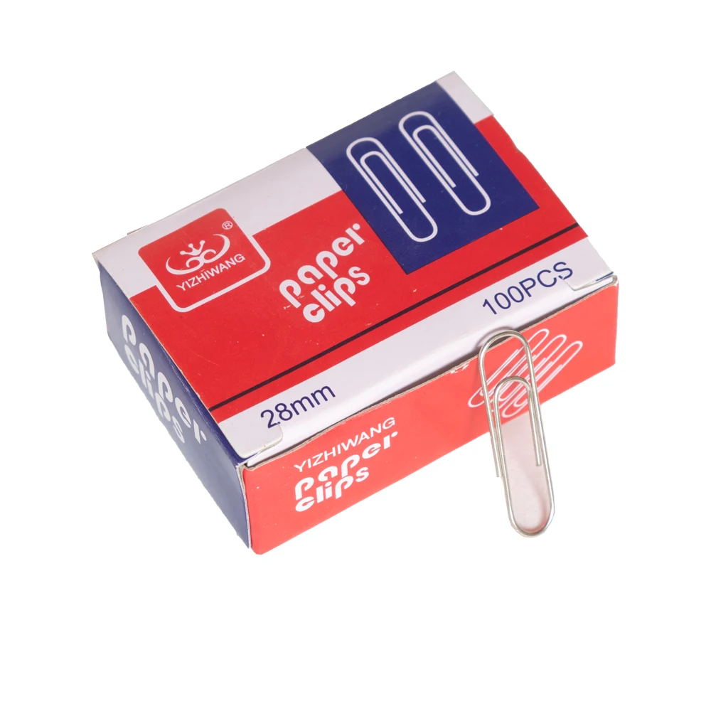 [6930616691283] مشابك ورق – Silver Paper Clips - 28mm (فضي)