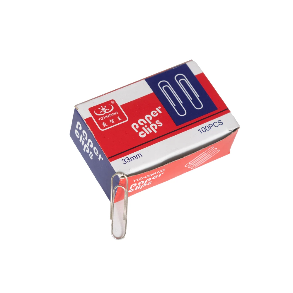 [6930616691337] مشابك ورق – Silver Paper Clips - 33mm (فضي)