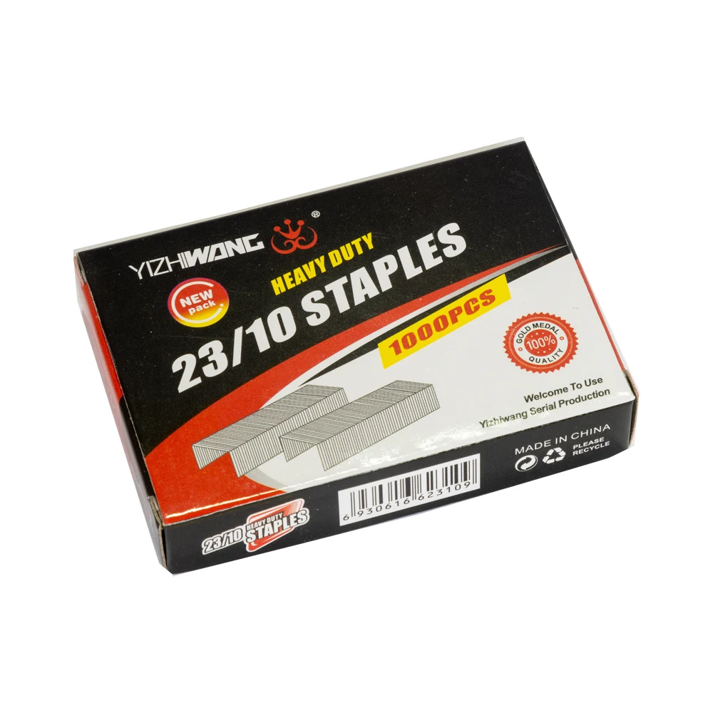 [6930616623109] silver staples - 1000 PCS - 23/10