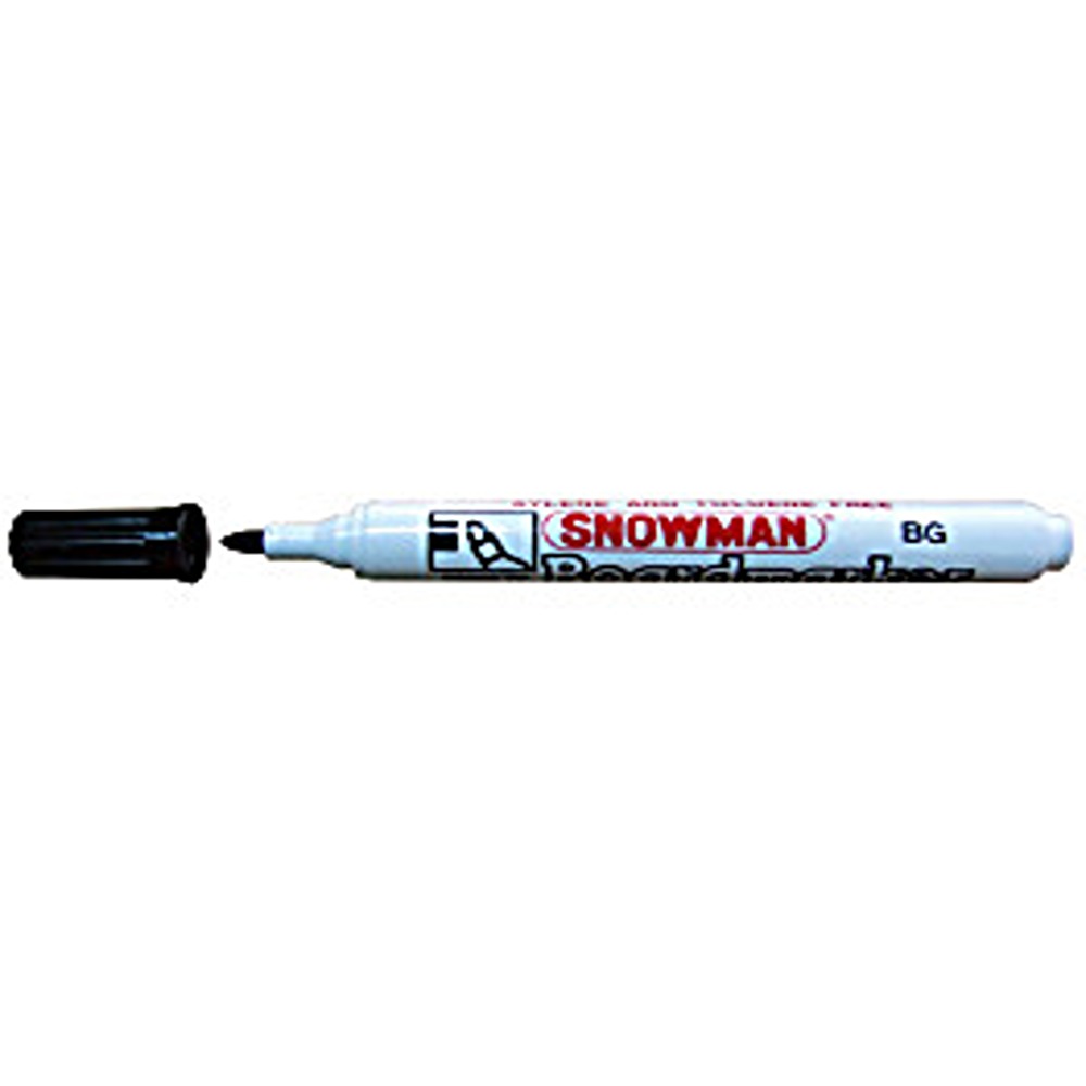 [4970129100515] Snowman Whiteboard Markers Black