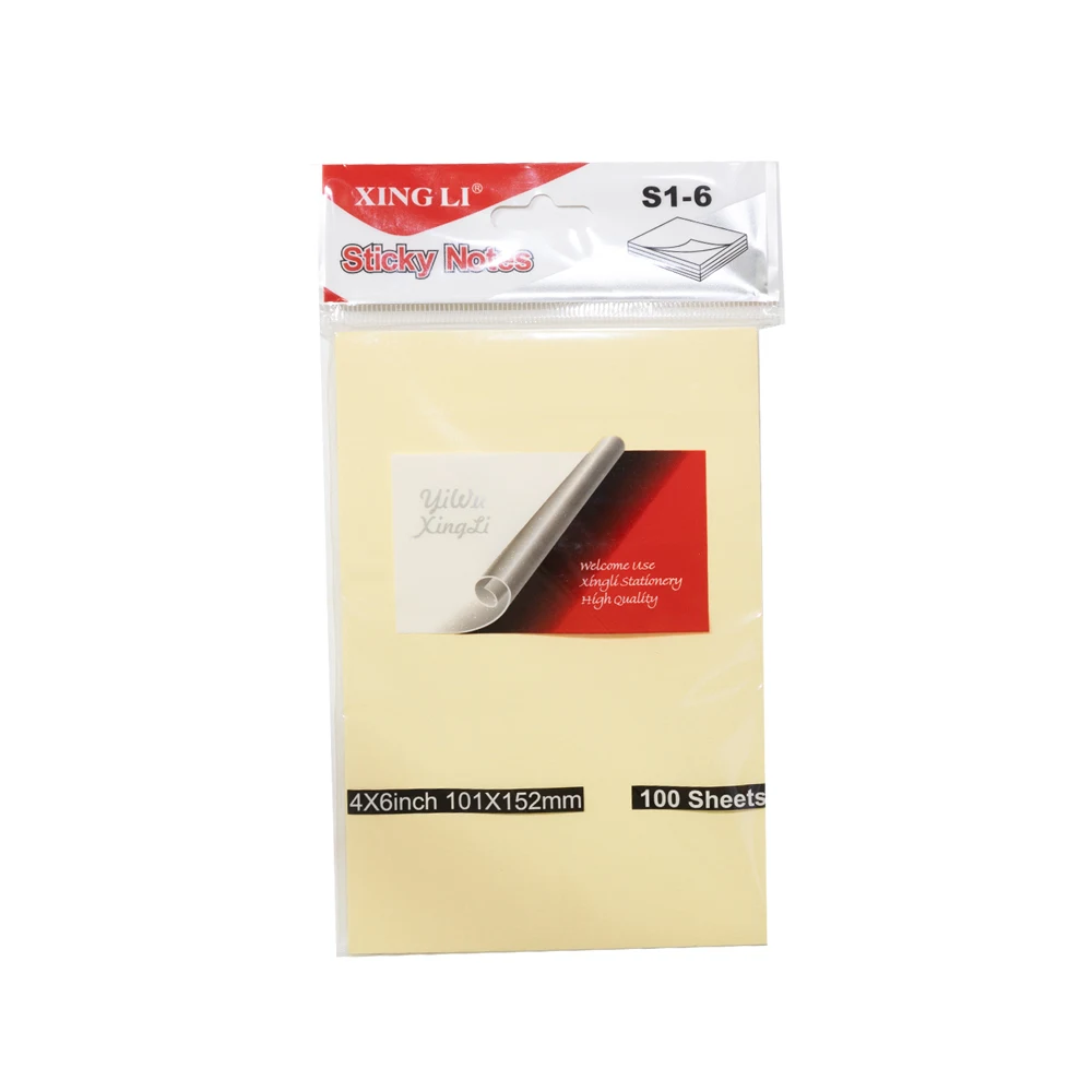 [6942310500211] Sticky note - 4*6 - Yellow