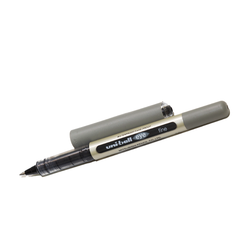 [4902778913949] Uniball Fine UB157 Rollerball Pen (Black)