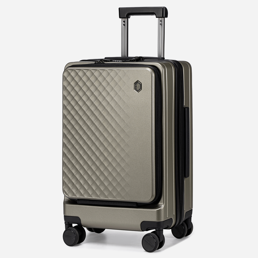 [LGX002-GLD-24] حقيبة سفر بعجلات – Arctic Hunter LGX002 Gold Luggage — 24 inches