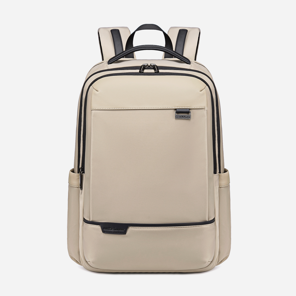 [B00810-BEI-15_6] حقيبة ظهر للابتوب – Arctic Hunter B00810 Beige Laptop Backpack — 15.6 inches