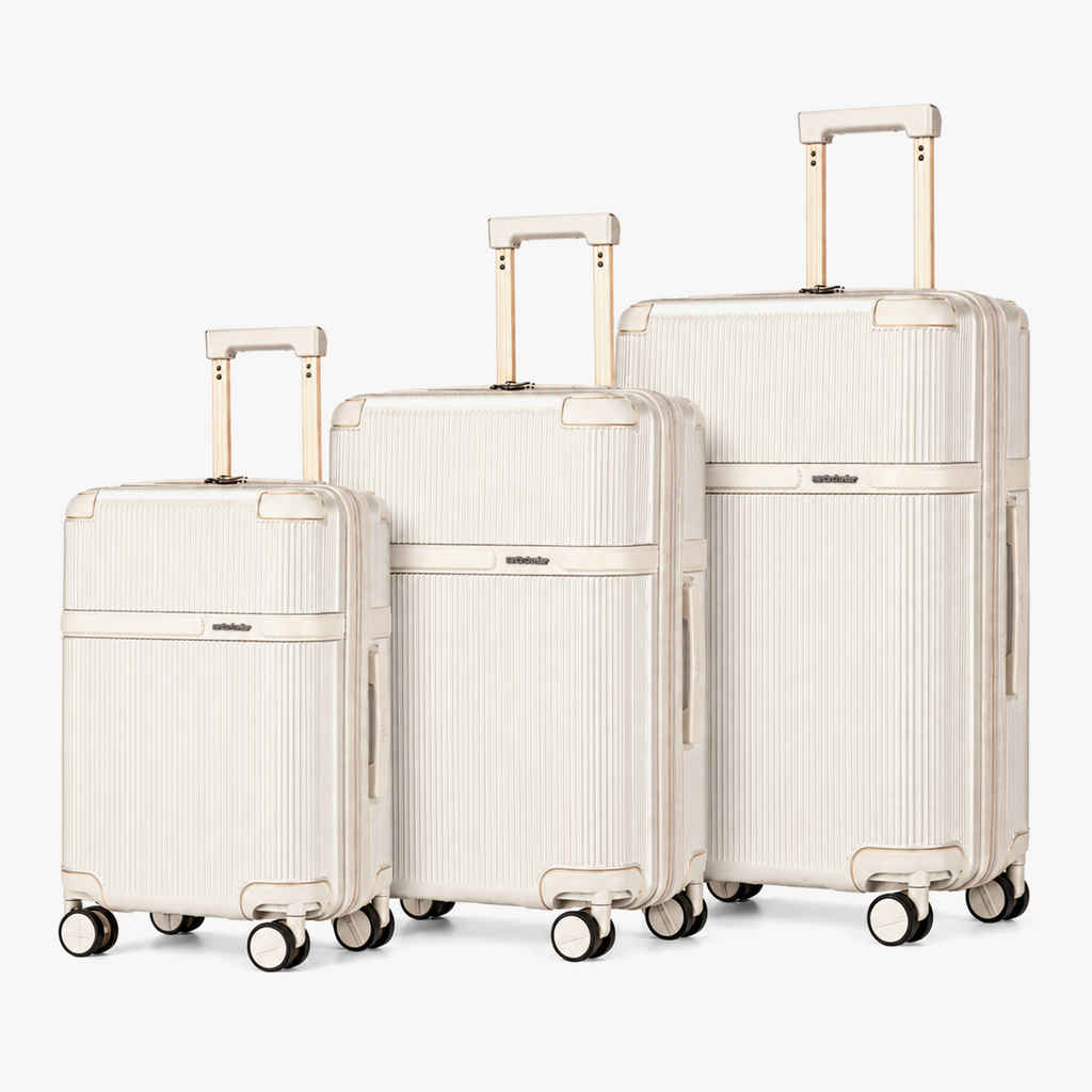 [LGX001-WHT-20] Arctic Hunter LGX001 White Luggage (20 Inch)