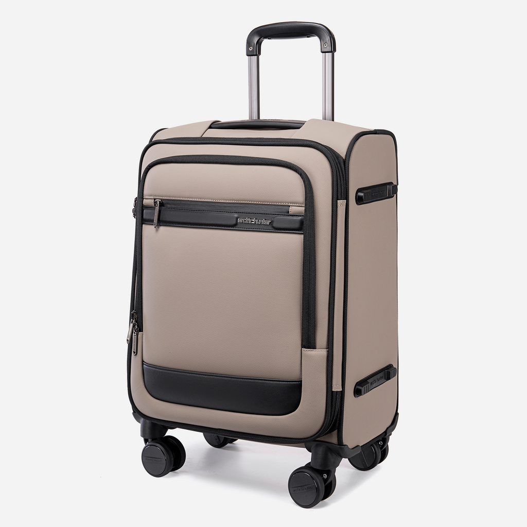 [LGX005-KHA-18] حقيبة سفر بعجلات – LGX005 Khaki Luggage — 18 inches