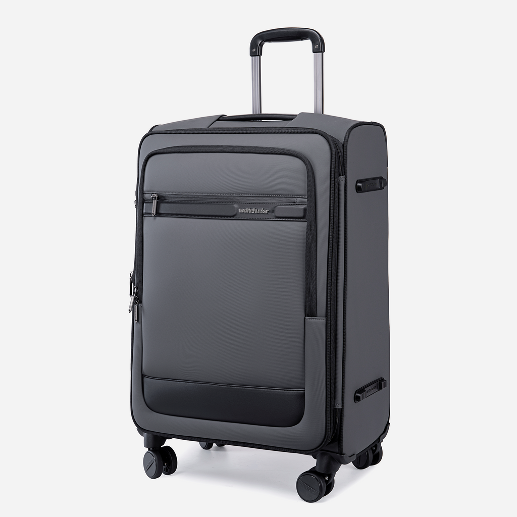 [LGX005-GRY-24] حقيبة سفر بعجلات – Arctic Hunter LGX005 Grey Luggage — 24 inches