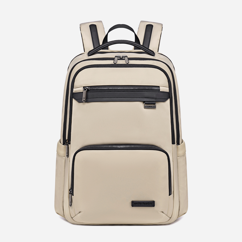 [B00807-BEI-15_6] حقيبة ظهر للابتوب – Arctic Hunter B00807 Beige Laptop Backpack — 15.6 inches