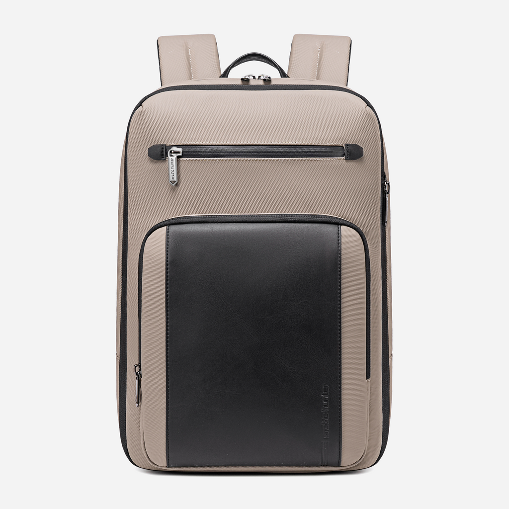 [B00877-BEI] حقيبة ظهر للابتوب – B00877 Beige Laptop Backpack
