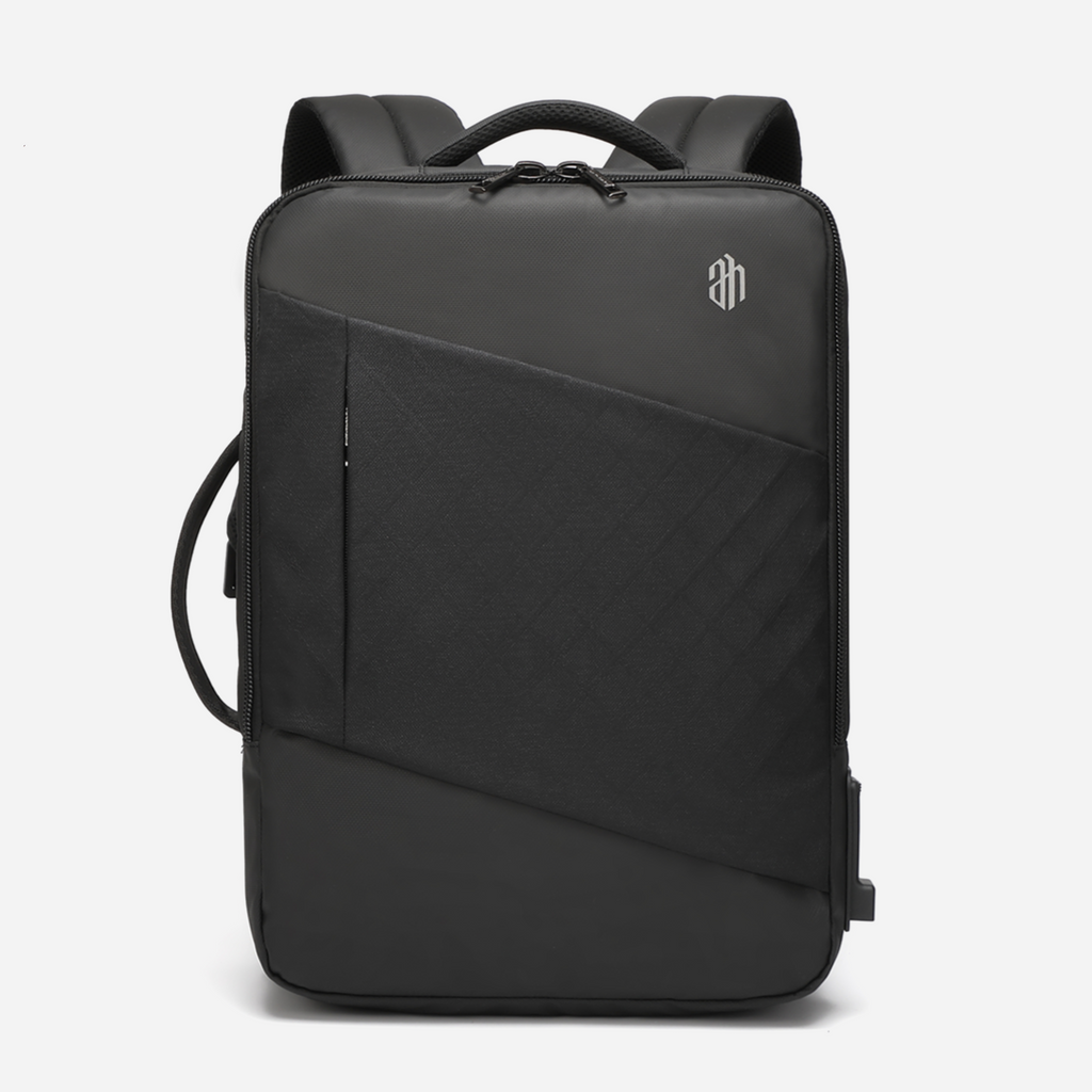 [B00345-BLK-15_6] حقيبة ظهر للابتوب – Arctic Hunter B00345 Black Laptop Backpack — 15.6 inches