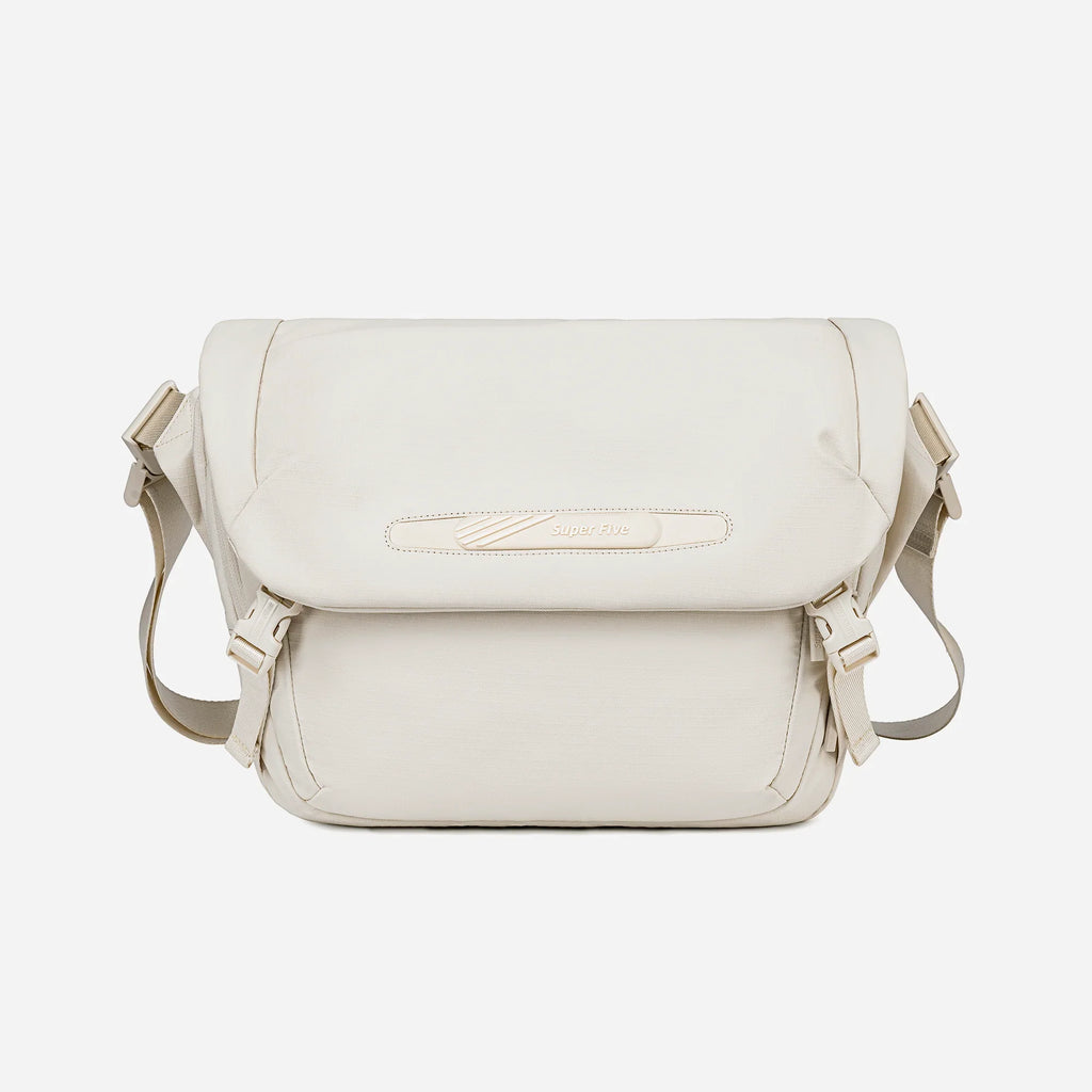 [FKB00741-WHI-14] Super5 FKB00741 Off White Crossbody Bag — 14 inches
