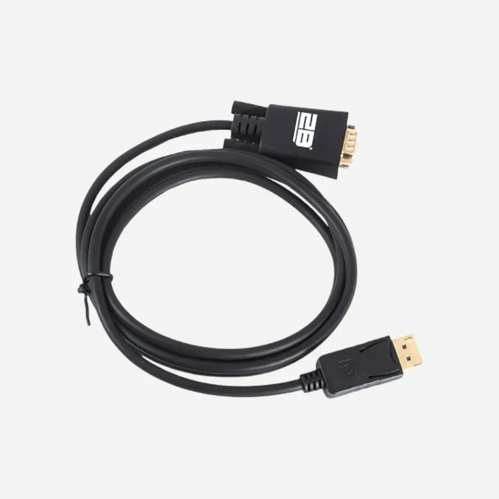 [DC605] 2B DC605 1.8m Display Port to VGA Cable Black