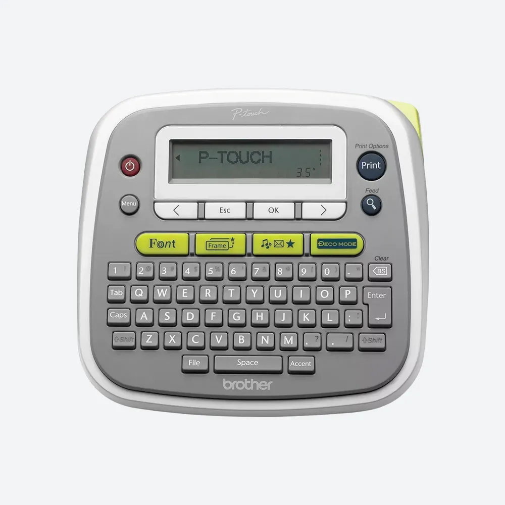 [pt-D200] طابعات الباركود والملصقات – Brother PT-D200 Handheld Thermal Barcode Label Printer USB