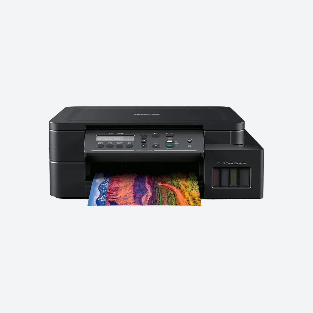 طابعات متعددة الوظائف – Brother DCP-T520W A4 Color Multifunction Ink Tank Printer