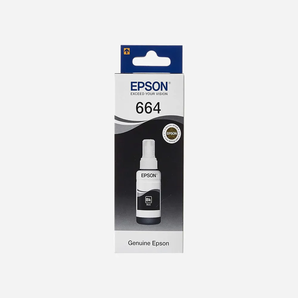 الأحبار والتونر والشرائط – Epson T6641 Black ink bottle 70 ml