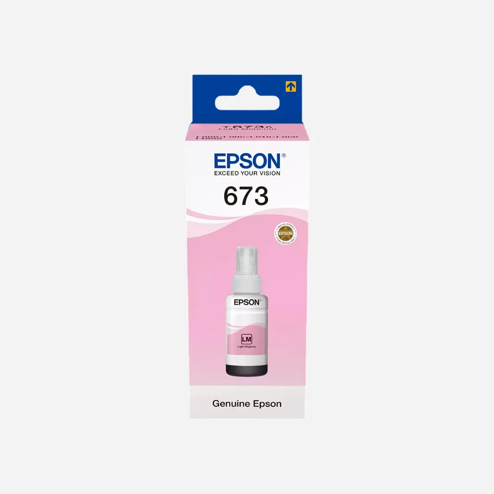 [C13T67364A] الأحبار والتونر والشرائط – Epson T6736 Light Magenta ink bottle 70 ml