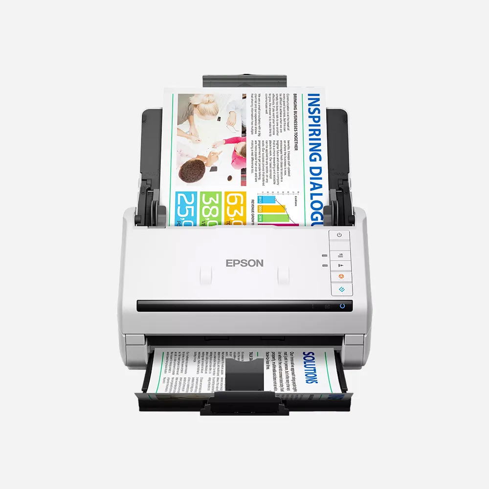الماسحات الضوئية – Epson WorkForce DS-530II High-Speed Duplex Document Scanner for Office USB