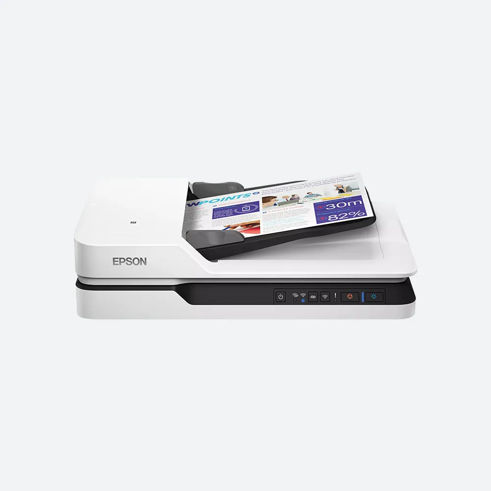 الماسحات الضوئية – Epson WorkForce DS-1660W High Speed Document Scanner for Home & Office USB Wireless